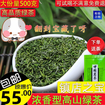 Special class intense aroma fried in green spring green spring new tea leaves 2021 alpine Lushan clouds Ample Bulk Bagging Gifts