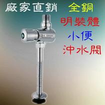All-copper surface urinal flush valve Hand flush urinal All-copper valve delay valve Toilet flusher