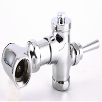 Copper squat pit squat toilet flush valve toilet delay valve self-closing horizontal hand plate press stool hand flush valve foot