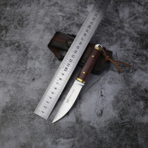 Mongolian knife with hand to eat meat steel knife camping sharp household fruit knife