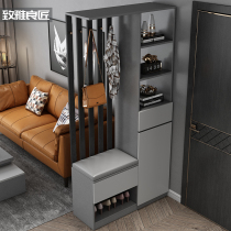 Nordic porch cabinet partition into the house to change shoes stool screen modern simple living room decoration cabinet Hall shoe cabinet Hall Cabinet