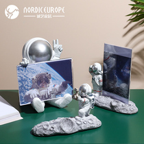  Nordic creative astronaut photo frame table Children baby cute photo frame frame 6 inch photo frame bedroom desktop decoration