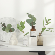 Nordic ins fake flower simulation flower decoration Eucalyptus fake green plant vase decoration living room dining table flower arrangement decoration