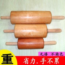 Solid Wood baking tools oil hammer to make fried dough sticks cake roller large size Press stick thick walking hammer large rolling pin