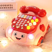 Childrens toys simulation telephone landline baby puzzle music early education 0-1-3 years old boys and girls 9 months baby