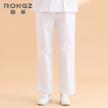 Nurse pants female doctor medical care Summer full elastic waist nurse clothes spring and autumn doctor thin work pants large size trousers