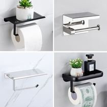 Toilet paper hanger toilet toilet paper box simple modern roll paper holder wall-mounted non-perforated tissue box