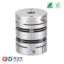 Light big GLN diaphragm coupling stepper servo motor screw plum blossom claw type high torque elastic connection