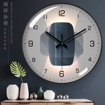 Modern wall clock living room table creative light and shadow home silent clock Wall Art restaurant light luxury bedroom quartz clock