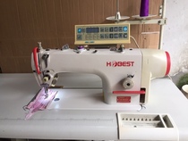 Second-hand industrial sewing machine computer flat car new 9 percent new automatic split machine complete set of household platen motor
