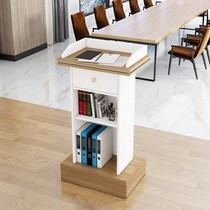 Lecture table Lecture table Simple and modern welcome table Reception table Shopping guide table Consulting table Host table EMCEE table Lecture table