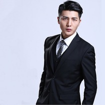New mens suit suit suit slim professional dress interview standard suit mens style