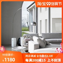 Arco postmodern designer Italian living room model room parabolic creative marble fishing lamp floor lamp