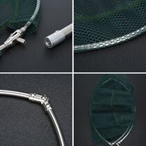 Fishware Supplies Large Full Scribe Net Silicone Netting Web Pocket Fish Protection Plagiarism Net Suit Combined Profiled Plagiarism Folding Accessories