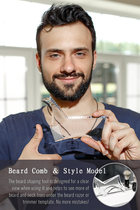Beard styling mold beard repair template beard Styler men care comb sideburns silhouette tool