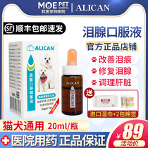 Taiwanese alican Tears puppies go to tears Divine Instrumental Tears Glands Oral Essence of Giant Panda Cummy Pets