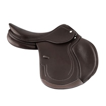 Cavassion cowhide obstacle saddle double cowhide compound obstacle saddle professional equestrian competition saddle 8202021