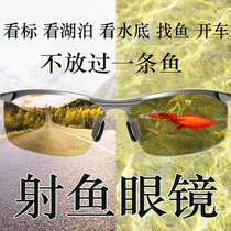 Fishing glasses can change color sun glasses to see drifting special polarized light clearly see the underwater day and night dual-use UV-proof men