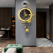 Nordic creative home clock wall clock living room light luxury decoration wall Net Red fashion modern simple restaurant clock
