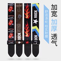 Guitar Ukulele Strap Guitar Accessories Folk Strap Guitar Strap Shoulder Strap Messenger Wooden Electric Guitar Student