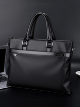 Japan - Index large - capacity business handbag male briefcase A4 shoulder bag bag bag bag bag - bag computer bag