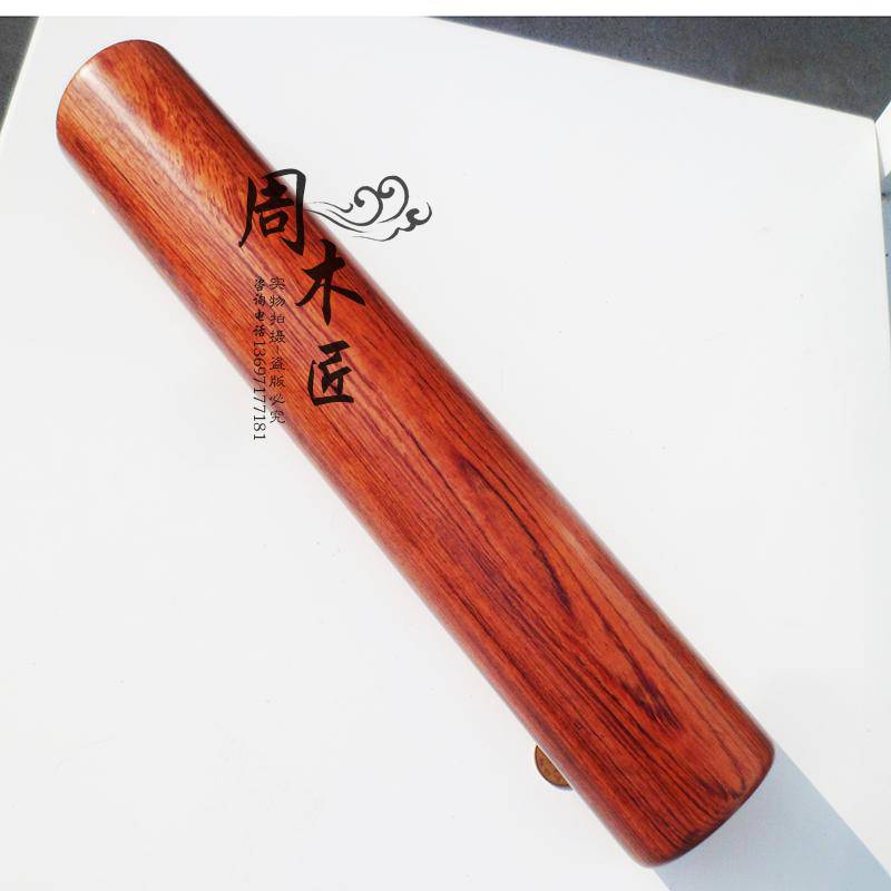 2021 Tai chi flower pear beauty two free) textured foot tiger mouth Tai chi stick wood (stick set stick stick fitness dragon