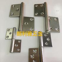 Stainless steel flag-shaped hinge toilet door loose leaf removable hinge fireproof door hinge aluminum alloy door Living hinge