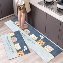 2022 New Products Cartoon Ground Mat Kitchen Rug Minimalist Toilet Doorway Home Strip Foot Mat Entrance Mat Wholesale