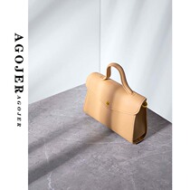 (Small AJ)SANDRO YLSD retro bag Kelly bag Hand bag leather cow bag high end bag pet bag FFF