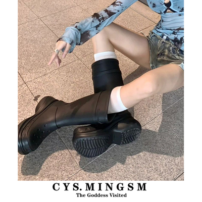 taobao agent Footwear, non-slip summer high boots outside climbing platform