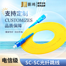 Optical fiber jumper single-mode multi-mode 10 Gigabit optical fiber cable telecom grade SC-SC SC-FC FC-FC LC-LC jumper pigtail turn 3 meters 5 meters 10 meters 30m
