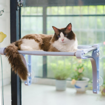  Cat hammock Window windowsill Glass suction cup Hanging cat nest Balcony swing Cat cage Sun artifact