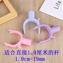 Clothes pole household clothes bar stainless steel retractable extended Clothes Clothes Clothes and multi-functional clothing forks.