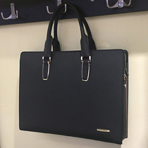 2022 new mens bag handbag male cross section Single shoulder bag slanted satchel business bag briefcase mens bungalow leather bag