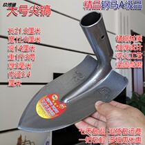 Steel horse agricultural special price hoe manganese steel quenching hoe pickaxe weeding loose soil ploughing tool tip hoe gouting hoe