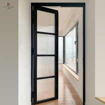 Xinjiayi Narrow side PD door PT door open push and pull one door toilet folding door kitchen toilet folding door folding door