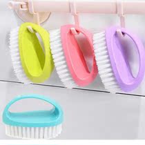 Cool egg-shaped cleaning brush Clothing brush laundry brush shoe brush Cleaning utensils multi-functional soft hair brush small plate brush