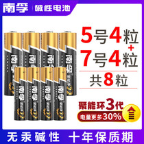 Nanfu No 5 No 7 battery Alkaline LR6AA Toy air conditioning TV microphone LR03AAA remote control mouse Wall clock