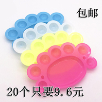 Foot palette Multifunctional childrens Chinese painting watercolor powder acrylic paint art dish for students and children