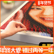 Nail painting pin painting diy custom photo handmade couple birthday gift puzzle portrait homemade decompression