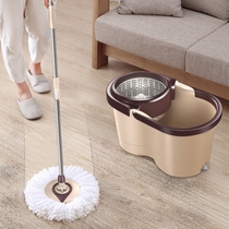 Household stainless steel rotating mop bucket double drive mop bucket dry Mop Mop Mop free hand wash mop artifact