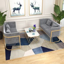 New Nordic studio talks sofa clothing store rest area beauty salon small sofa simple modern Modern