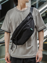 Beilan Senma trendy leisure shoulder shoulder bag mens multifunctional chest bag tide card student sports slant back