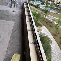 u platform card slot type clip landscape building rod fixed slot partition solid support accessories terrace glass reserved slot installation