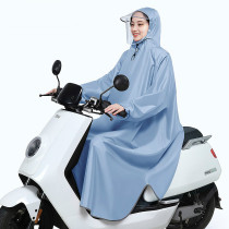 Electric raincoat with sleeve mens and womens battery motorcycle long full body rainstorm summer single riding poncho