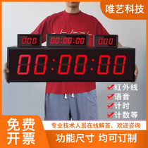 Viyi LED electronic is inverting big screen marathon race stopwatch interview conference speech custom hand timer timer
