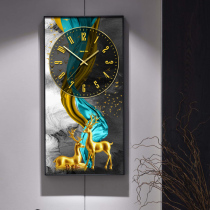 Nordic clock clock wall clock living room household fashion clock hanging wall hanging modern simple wall clock light luxury modern