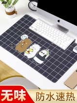 Heated mouse pad large warm winter office computer desktop warm hand heating pad student writing warm table pad