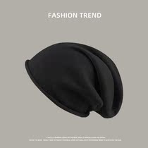 Good version is called pile hat Korean version of loose knit hat children curled autumn black cold hat summer bag head hat