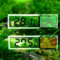 Aquarium thermometer external transparent LCD water temperature meter electronic digital display Aquarium Fish Culture special high precision water temperature measurement